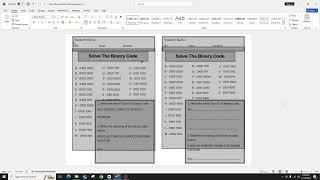 Binary code to write words (Understanding Machine Language)