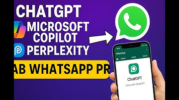  How to use Chat GPT microsoft copilot and perplexity on your WhatsApp Application#chatgpt#whatsapp 