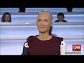 CNN Live Interview with Humanoid Robot Sophia and David Hanson Jr.