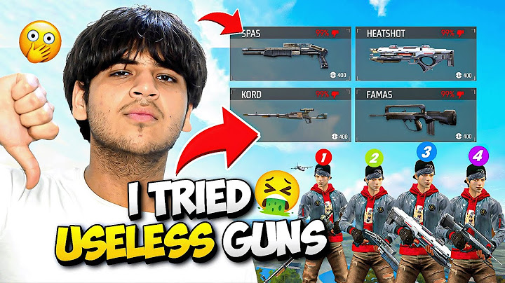I Tried Most Useless Guns In Free Fire 😭 -TUFAN FF