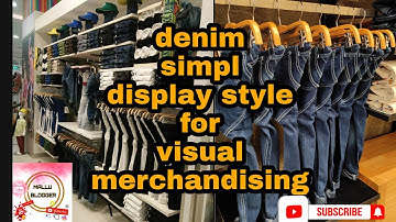 ## denim simple display styling for visual merchandising//mallu Blogger // ##