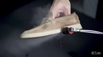 The Cobbler | Steam Cleaning & UV | Loro Piana loafers