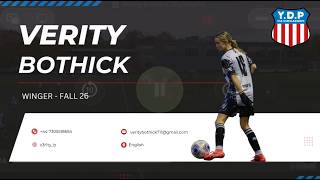 Verity Bothick - Winger - Fall 26