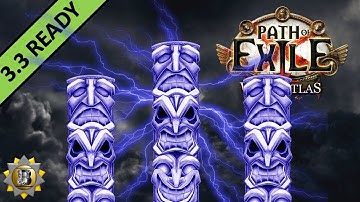 [3.3] Arc Totems Build - Hierophant Templar - Path of Exile War For The Atlas - Incursion