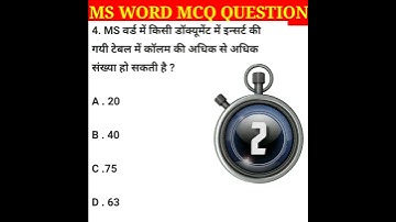 Ms word mcq Questions.  #shorts #shortsfeed #msword #computermcq #computerscience #engineering