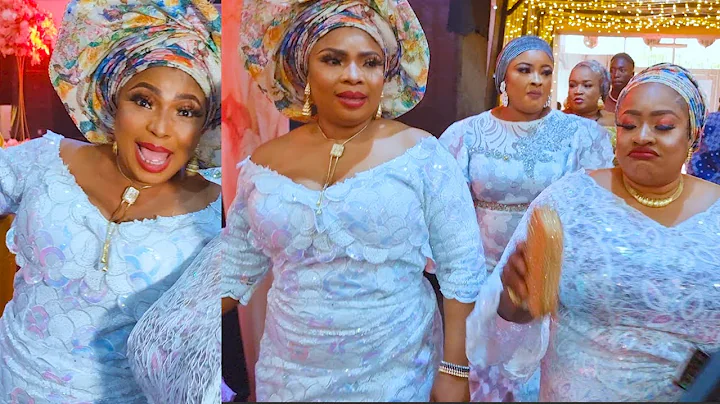 Watch How Laide Bakare,Foluke Daramola Dance In, As JIde Koso & Oga Bello Turn Up For Fathia Balogun