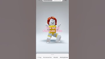 How to get free cute hairs(easy tutorial) || #preppy #robloxshorts #roblox #freerobux 💓