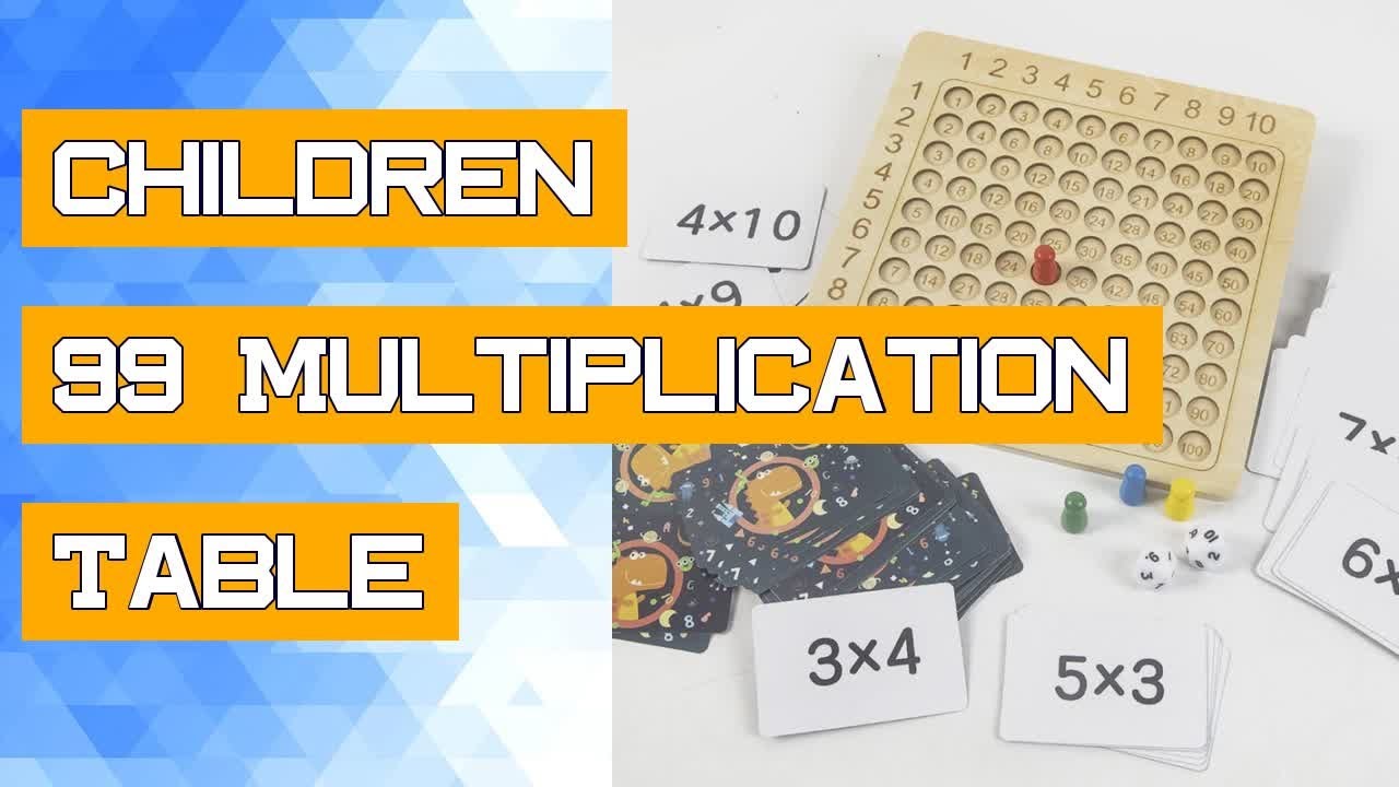 Children 99 Multiplication Table Math Toys Arithmetic Teaching Aids ...
