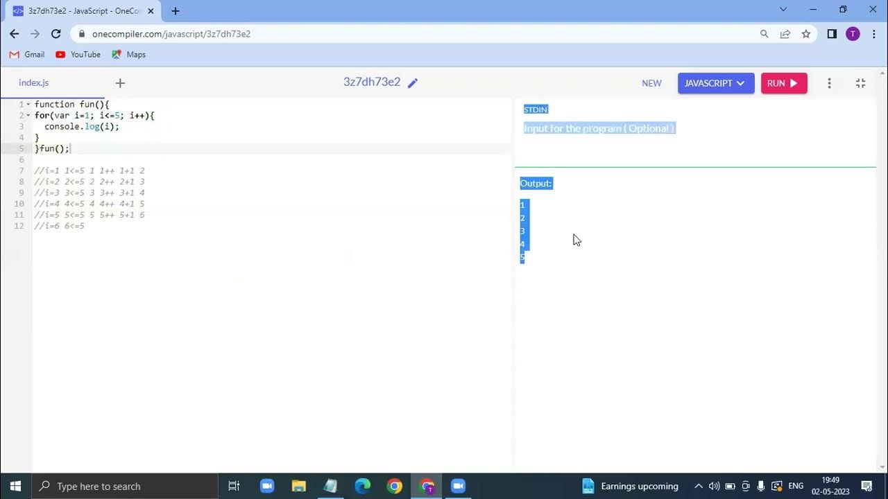 JavaScript Looping Control Statements 4 - YouTube
