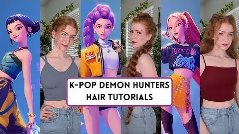 K-Pop Demon Hunters Hair Tutorials - How To Do Rumi