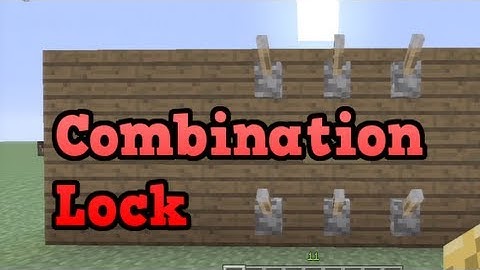 Minecraft Xbox 360 - Combination Lock Tutorial (Redstone)