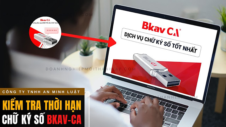 Hướng dẫn cài chữ ký số bkav