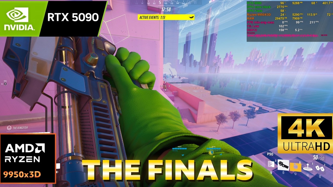 THE FINALS | RTX 5090 32GB ( 4K Maximum Settings DLSS 4 ) Ray Tracing ...