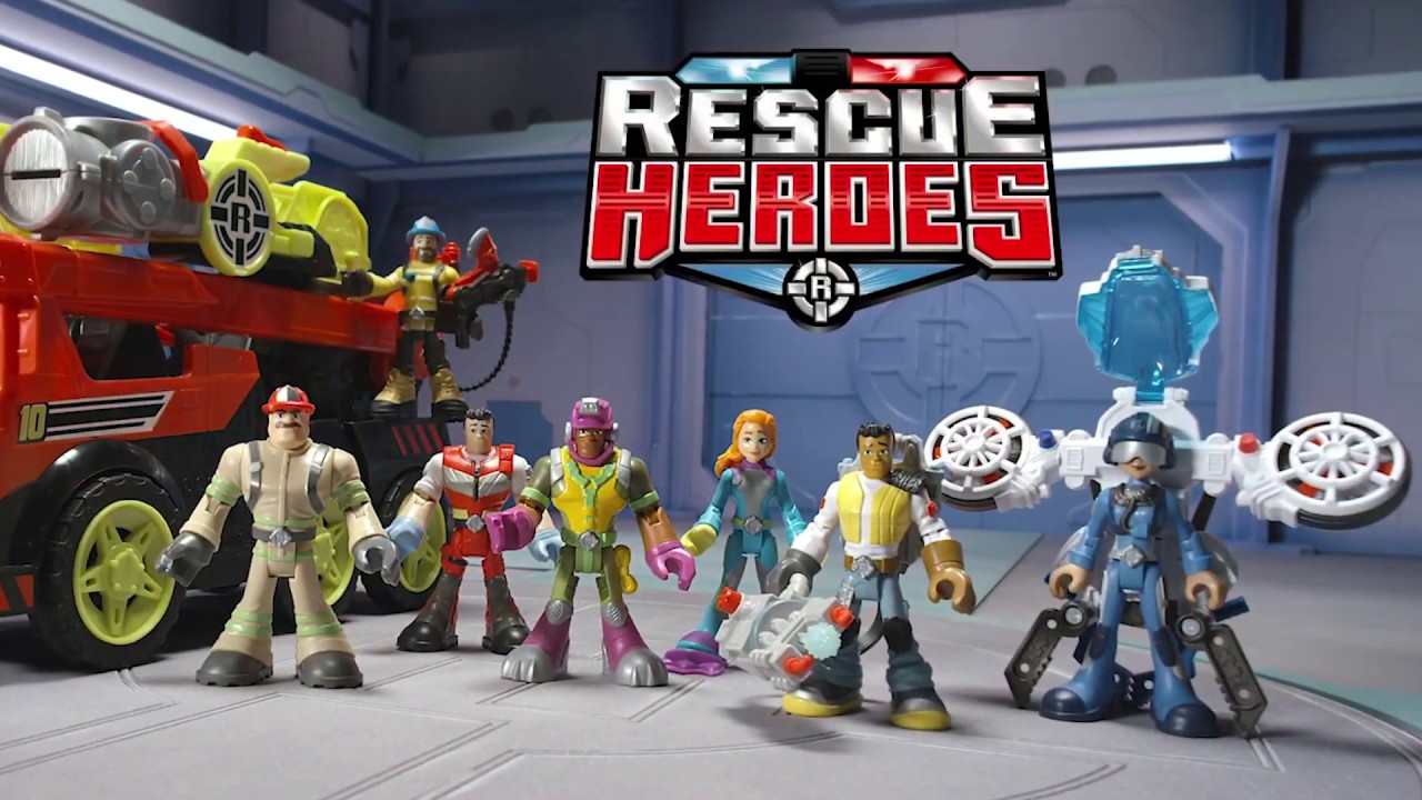 mattel rescue heroes action figures