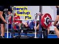 Mastering your bench setup with wedging