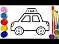 Bolalar uchun moshina rasm chizish / Рисуем машинку для детей / Draw a car for children