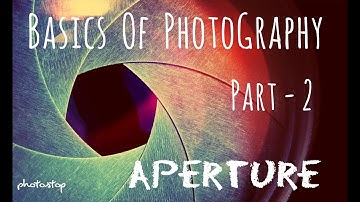 Camera Basics Part - 2 (Aperture)