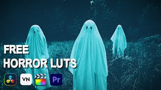 Free 50 HORROR Luts | How To Use Luts In Adobe Premiere Pro.