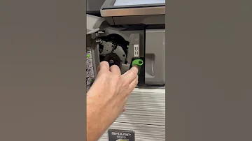 How To Access Internal Finisher On Sharp MX 5070 And 6070 And How To Access Staple Cartridge 