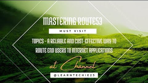 Mastering Amazon Route 53 : A Beginner