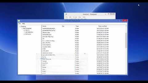 Demo Simple Windows Explorer C++ win32 API using Treeview, Listview