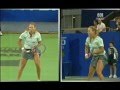 Alicia molik  slow motion topspin serve