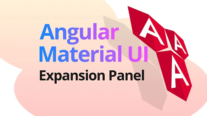 Angular Material UI: Expansion Panel