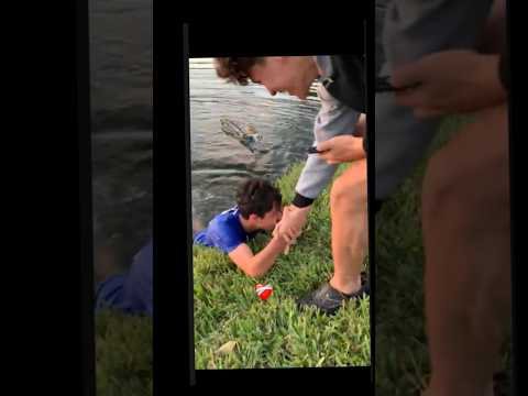 Ronaldo Jr Jumps In Lake near Inter Miami🐊💀 #shorts #memes #fishing