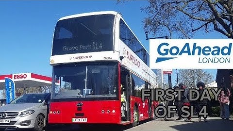 FIRST DAY OF SL4 | Superloop SL4 bus Journey Via the new silvertown tunnel