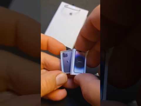 Worlds Smallest iphone 14 pro max Unboxing 🤯 || #shorts