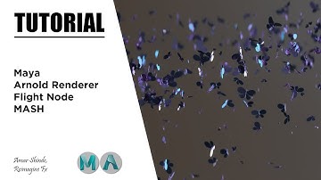 Flight Node In MASH | Maya & Arnold Renderer | Tutorial