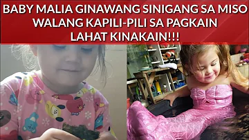 BABY MALIA GINAWANG SINIGANG SA MISO NI POKWANG!! WALANG KAPILI-PILI SA PAGKAIN!!