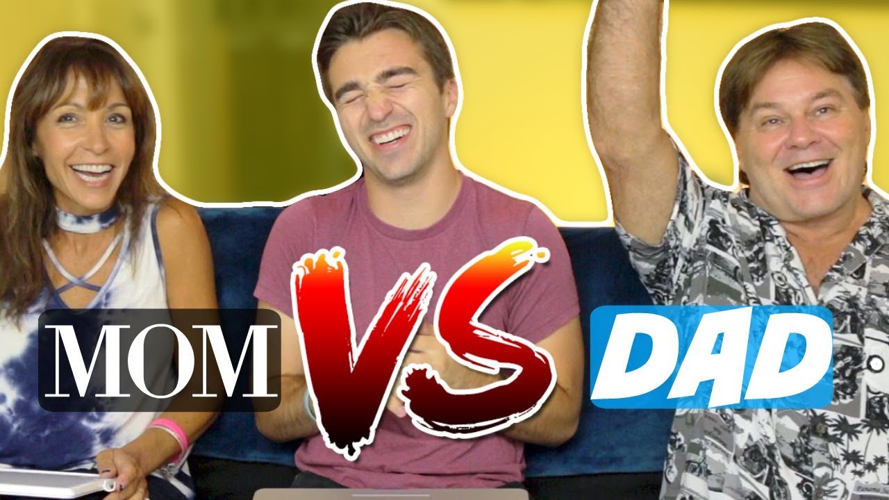MOM VS DAD YOUTUBER CHALLENGE