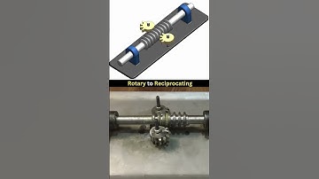 🔄 Rotary to Reciprocating Mechanism | Motion Conversion Explained #3ddesign #mechanical #mechanism