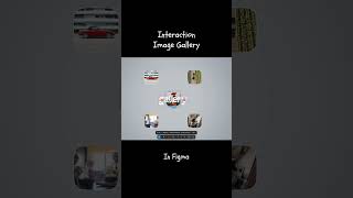 Interaction Image Gallery in figma #figmaprototype #websiteanimation