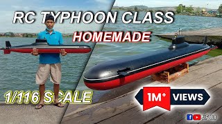 HOW I BUILT RC SUBMARINE TYPHOON CLASS 1.5M LONG SCRATCHBUILD WITH FIBERGLASS