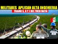 MIRA: Militares Mexicanos  aplican alta ingeniería en los tramos del tren Maya tramo: 5,6 y 7