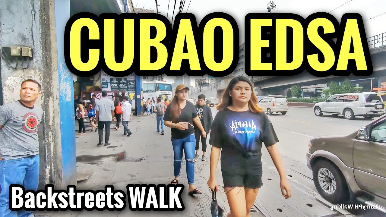 ACTION SCENES in Cubao Edsa | Backstreets Walk 2019 [4K] 🇵🇭