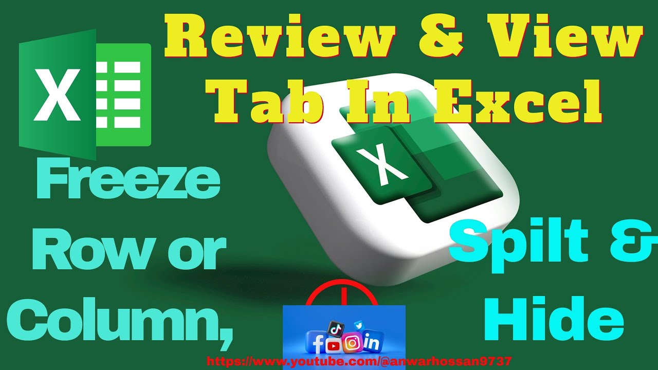 Review & View menu in Excel।। MS Excel tutorial Bangla।। - YouTube