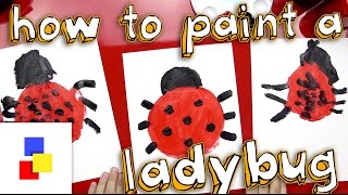 How To Paint A Ladybug