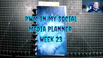PWM in my Social Media Planner Week 23