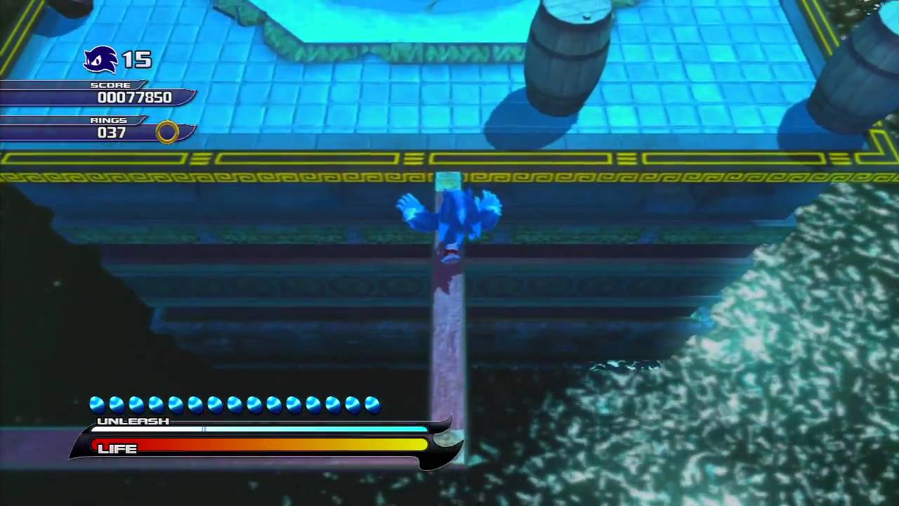 Sonic Unleashed (PS3) Chun-nan Dragon Road Night Act 2 S-Rank