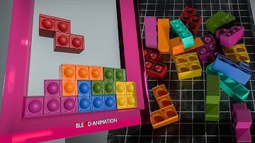 FIDGET POPIT | SOFTBODY TETRIS