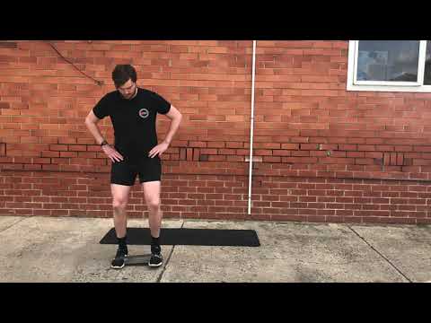 Lateral mini band walk (feet)