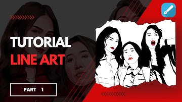 Tutorial Vector Portrait - Line Art | Infinite Design | Android