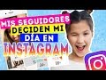 Mis seguidores DECIDEN mi DÍA en instagram | BROMA con Instastories | Daniela Golubeva