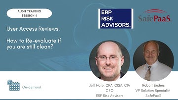 Audit Training: User Access Reviews