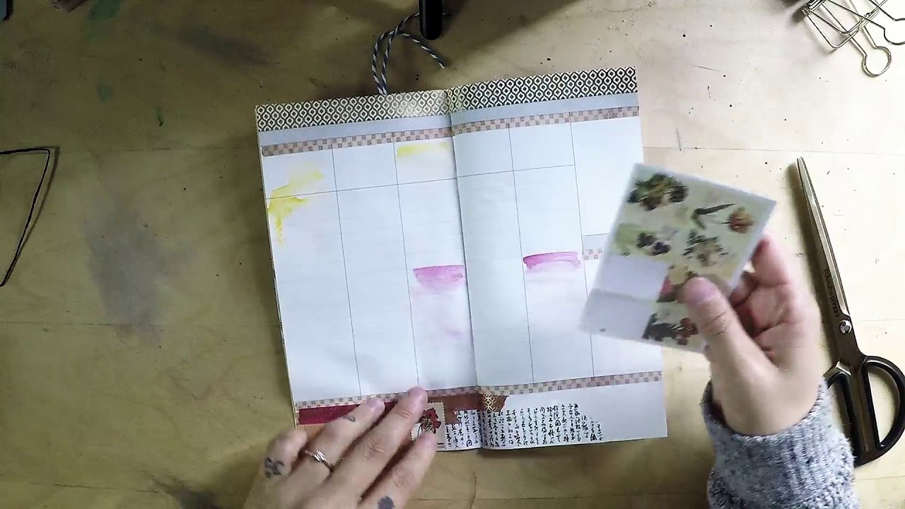 Planner spread decoration week 36 ~ Plan with me ~ Midori Traveler's Notebook