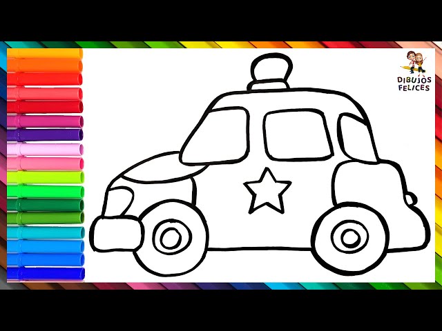 Cómo Dibujar y Colorear Un Carro De Policía 🚓👮🚔🚨 Dibujos Para Niños - YouTube c-mo-dibujar-y-colorear-un-carro-de-polic-a-dibujos-para-ni-os-youtube