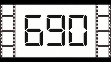 Countdown from 690 to 0 (Retro)